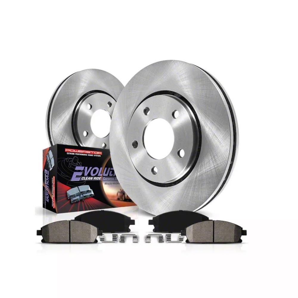 PowerStop OE Replacement Brake Rotor and Pad Kit; Front